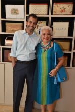 karan with pravina macklai at The Sassy Spoon restaurant launch in Bandra, Mumbai on 14th Nov 2014